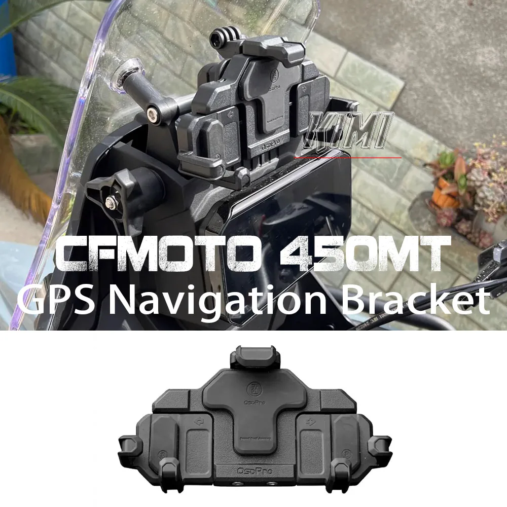 New FOR CFMOTO 450MT 450 MT 2024 Motorcycle Accessories GPS Phone Holder Stand Navigation Stand Shock Absorber Phone Stand