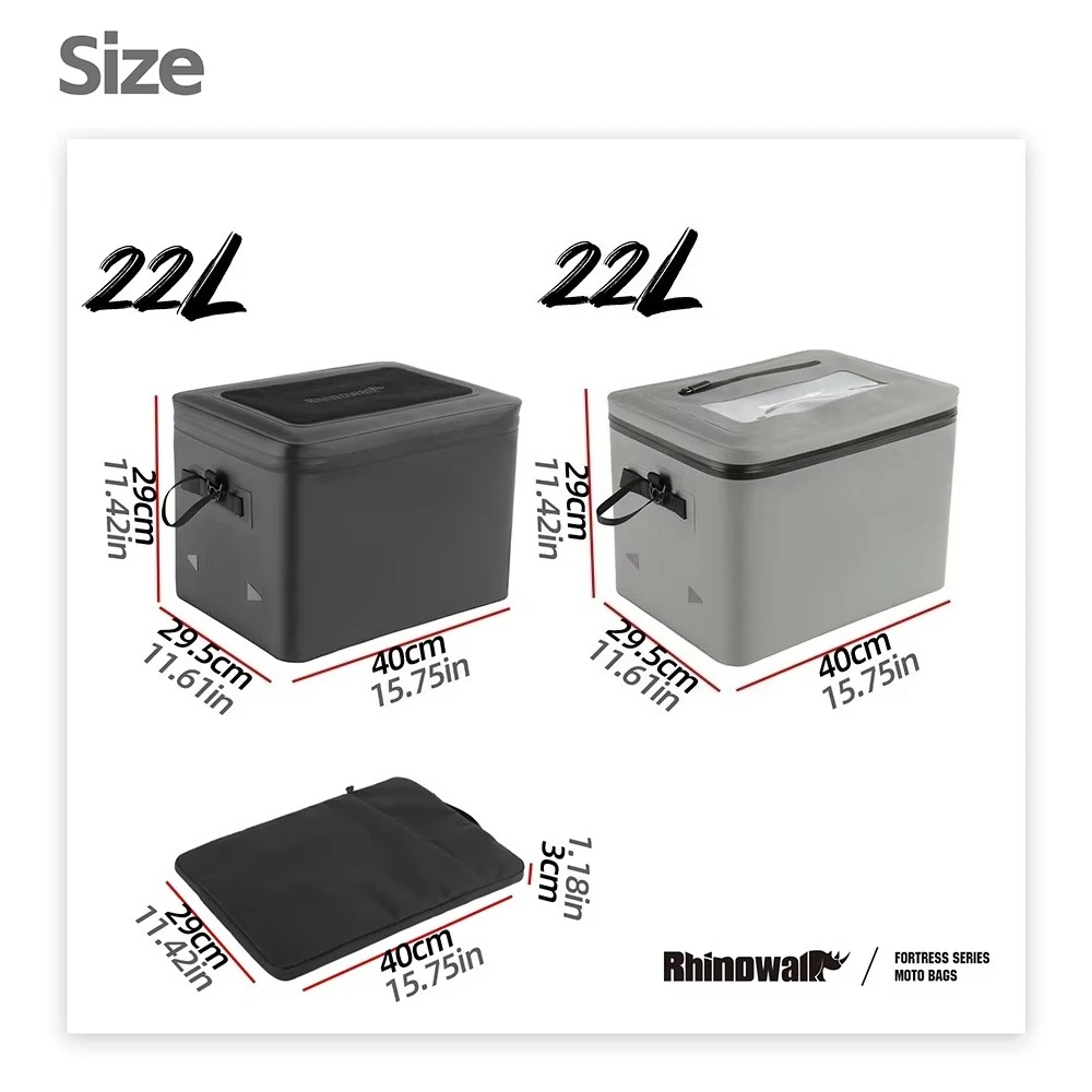 حقيبة كاميرا داخلية Fortress X 22L، حافظة داخلية مبطنة مقاومة للماء لتخزين العدسات DSLR/الطائرة بدون طيار