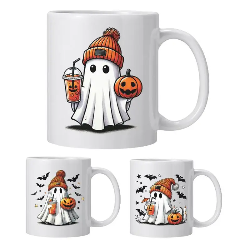 

Ghost Mugs Coffee Ceramic Water Mug Creative Milk Coffee Mug Novelty Halloween Water Cups Porcelain For Beer