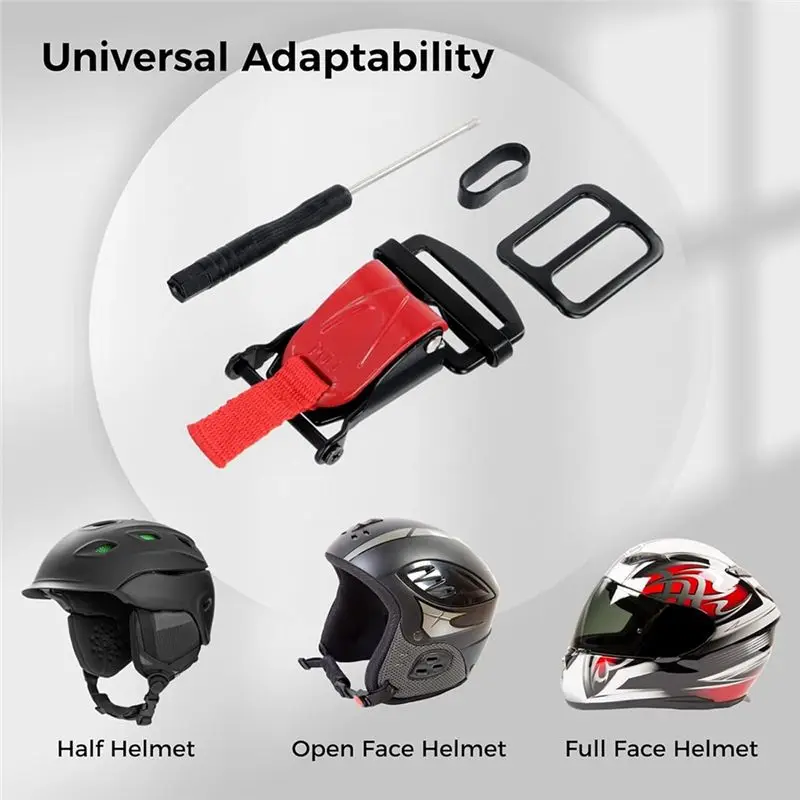 Customer Favorite Helmet Quick Release Buckle Replacement Kit, Ratcheted Helmets For Chin Strap Up To 1Inch, Motorcycle Helmets