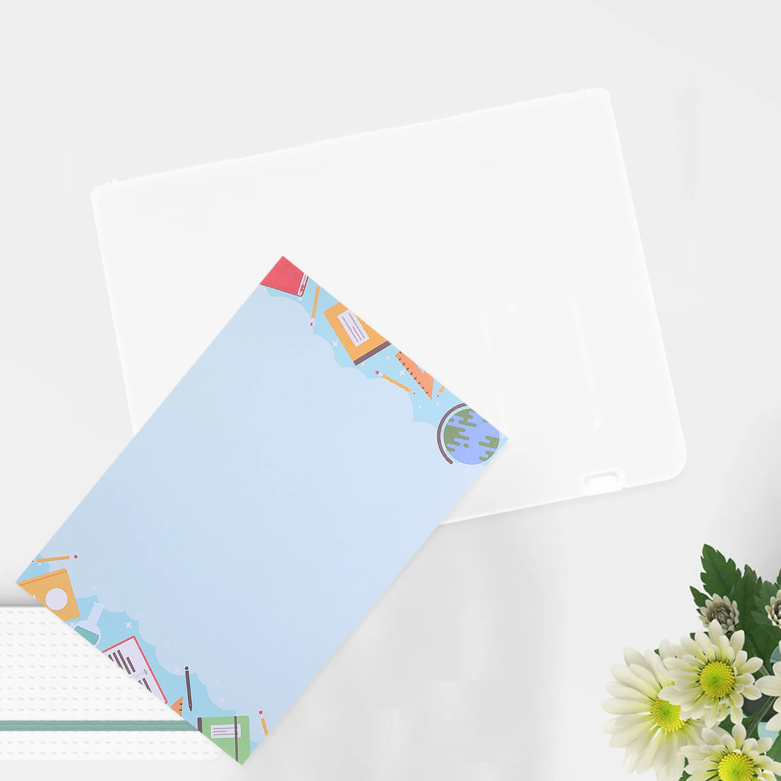 

4 Pcs File Storage Box Document Organizer Transparent PP Material Archive Container Photo Card Holder Lightweight Portable