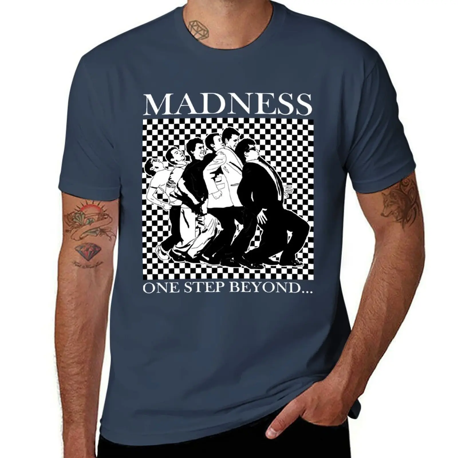 Madness Band Classic T-Shirt Work Short Sleeve Cotton Top