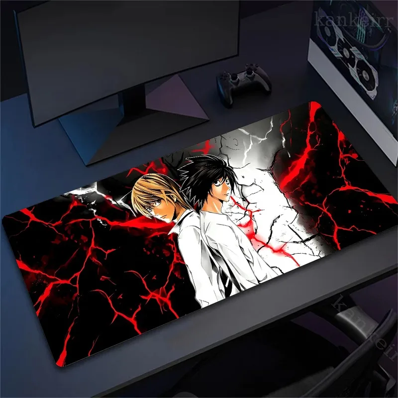 Death Note Extra Large Squarmouse Mat Keyboard Accessories Anime Cartoon Mouse Pad Mousepad Deskpad Pad on The Table Deskmat