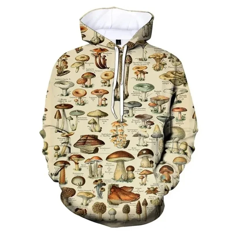 

Худи Magic Mushrooms Colorful Essentials для мужчин, оверсайз, с капюшоном, в стиле хип-хоп, уличная мода, веселые новинки 2026 года