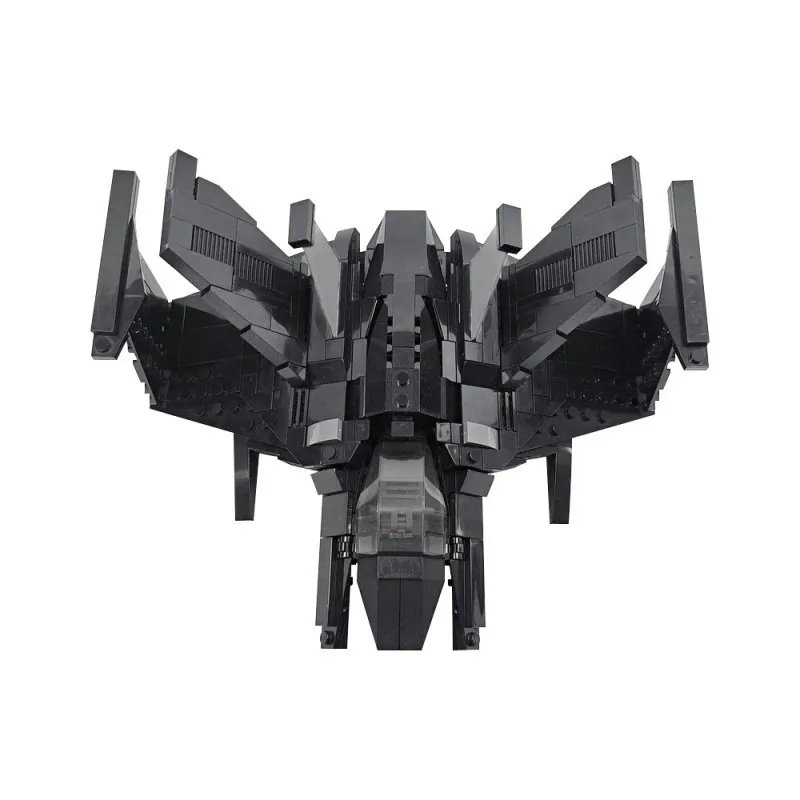 MOC 386 PCS Film Opvouwbare Wing Fighter Technische Bouwstenen Model Educatief DIY Montage Speelgoed Voor Kinderen Kerstcadeaus