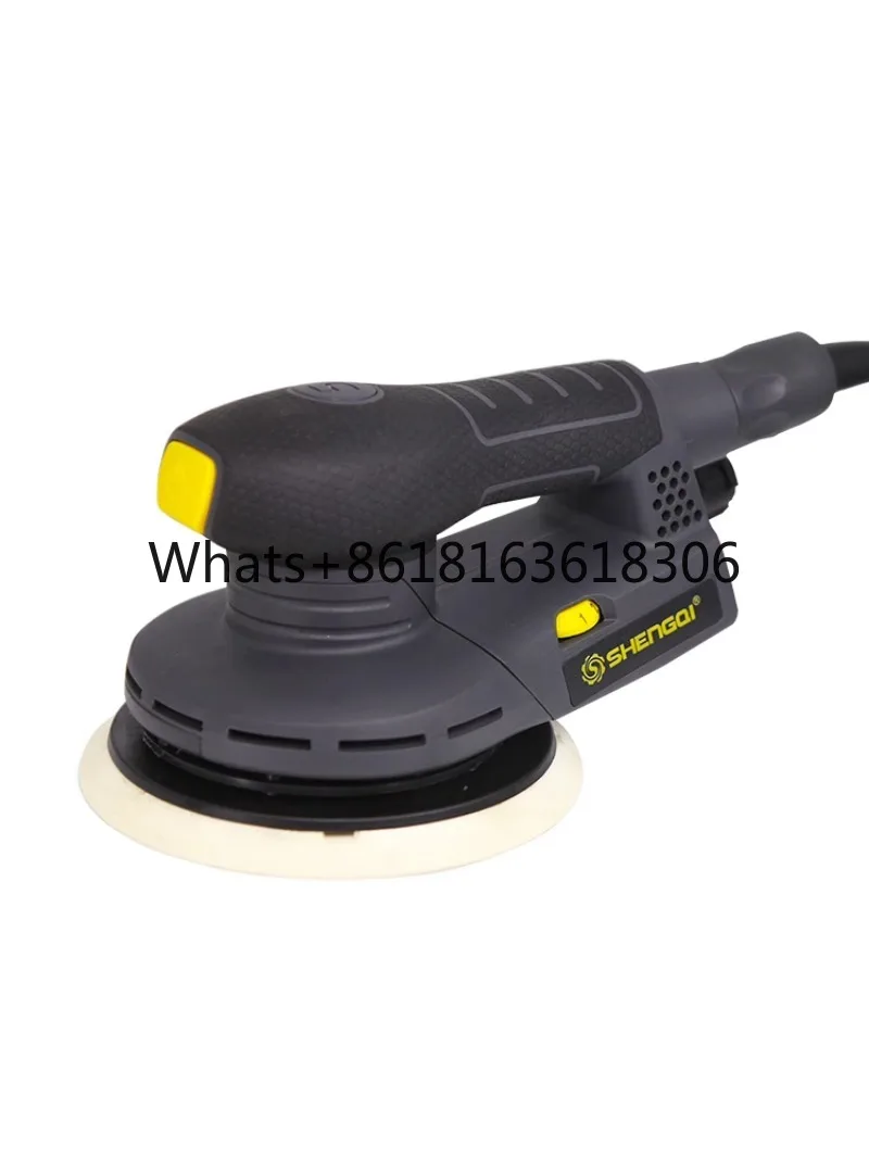 Woodworking Polisher 6 Inch Electric Circular Sander Machine Variable Speed Sanding Tools with Hybrid Dust Canister Electric