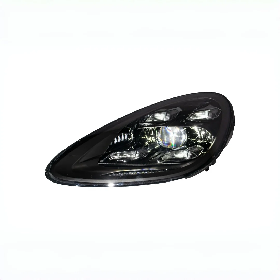 J ONE Clear Lens LCI Headlight for Porsche Cayenne 958.1 2011-2014 LED Full Assembly Pair Set