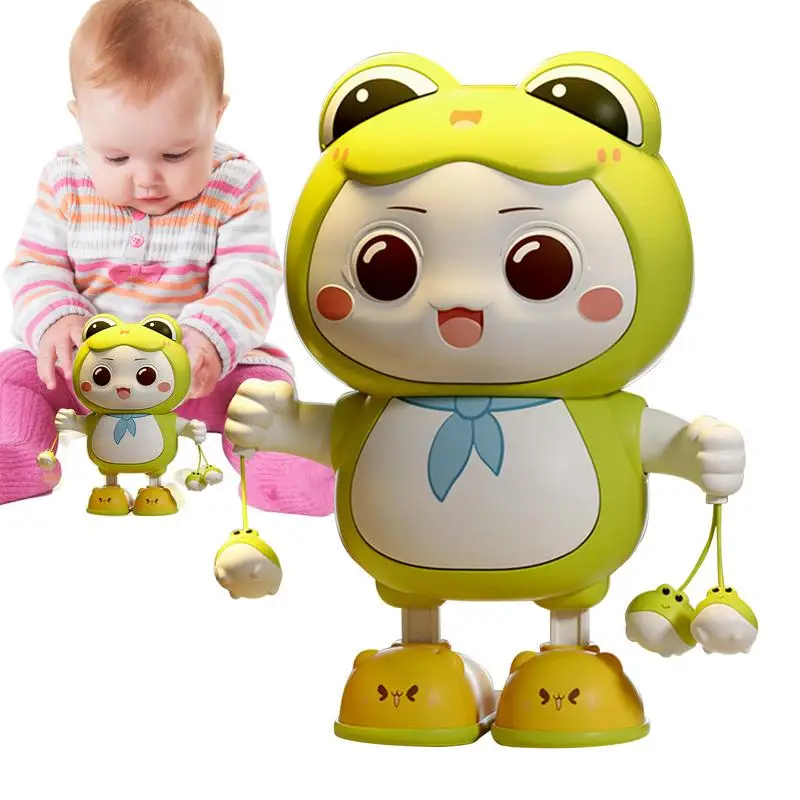 

Walking Frog Toy Electric Musical Interactive Toy Electronic Interactive Animate Toy With Cool Lights & Dynamic Music For Boys