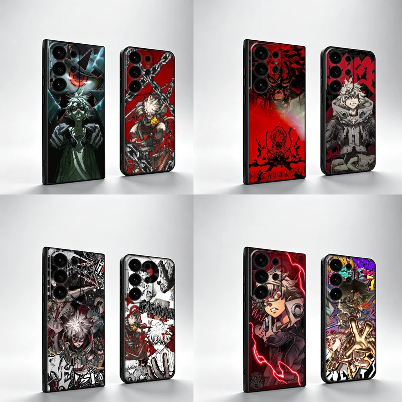 Anime Gachiakuta Rudo Phone Case For Samsung S25Edge S26FE Galaxy S22 S25 S24 S26 Ultra S21 S23 S20 Plus Cover Black Shell Coque