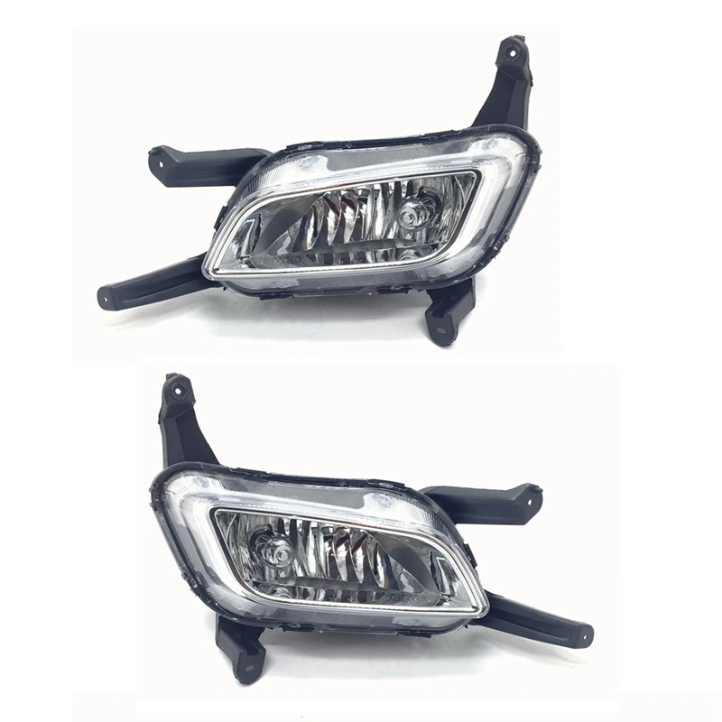 

1Pair Car Front Bumper Fog Lights Assembly Driving Lamp Foglight For KIA Optima K5 2014 2015 2016