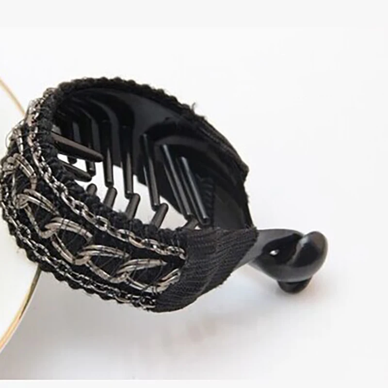 Coletero redondo para mujer, clip de sujeción para el pelo, pasadores de pelo, hebilla, peine, accesorios de peinado