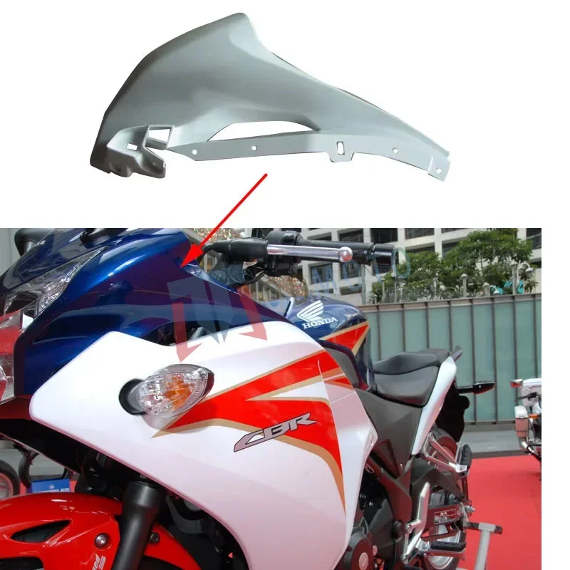 For Honda CBR250R 2011 2012 2013 2014 Motorcycle Accessories Head Front Upper Nose Left and Right Cover ABS Injection Fairing