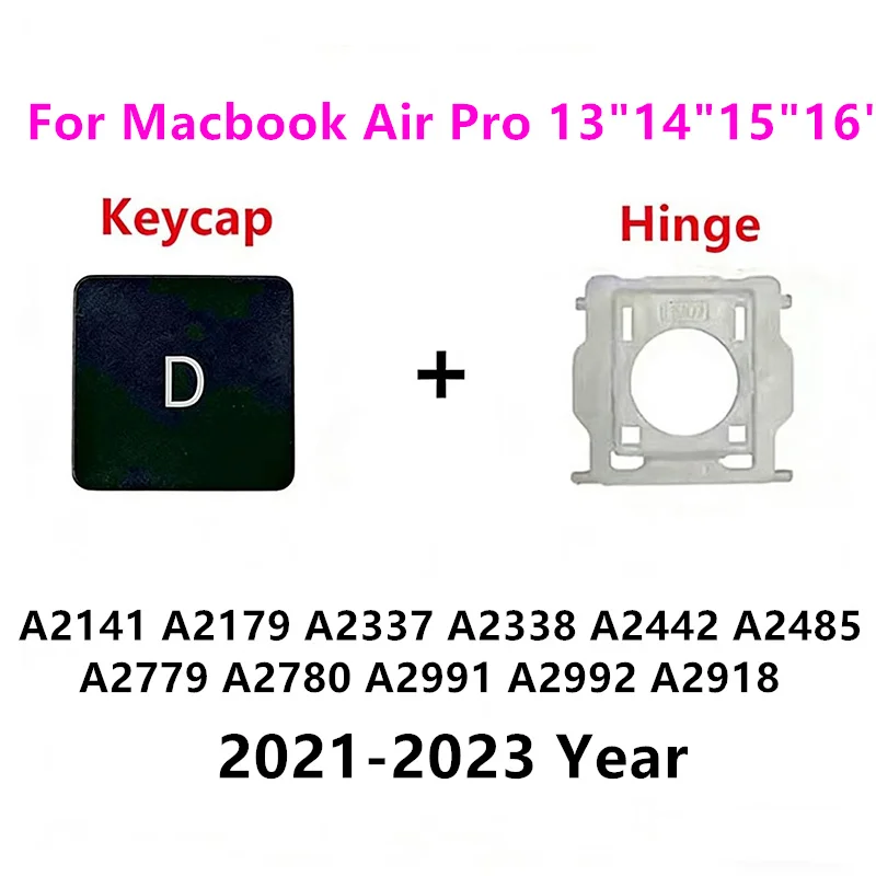 New D Keycaps Keys or Hinge For Macbook Pro 13