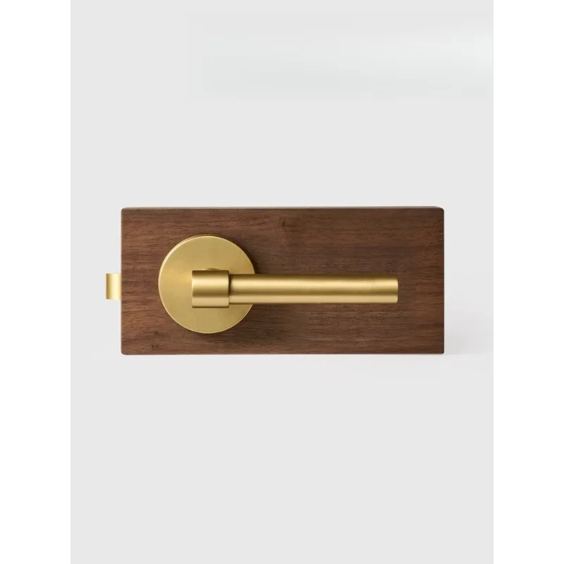 Mortise Passage Privacy Lock Brass Structure Plain Door Level Handle Set