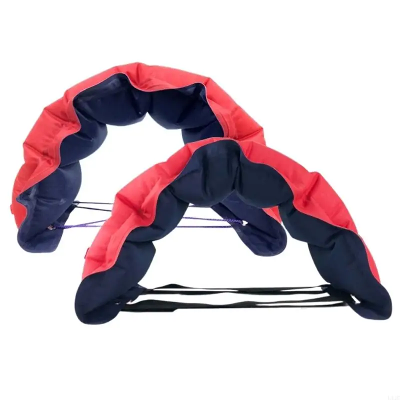

U1JC Inflatable Swim Belt Swimming Float Belt Training Aids Floatings Equipment Adjustable Aid Waist Belt for Beginner