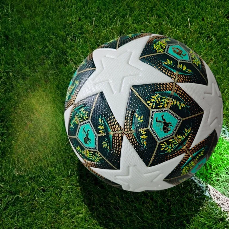 High Quality Match Soccer Ball Size 5 Youth/Adult Football Wear-esistant High Elasticity Seamless Thermal Adhesion League Ball