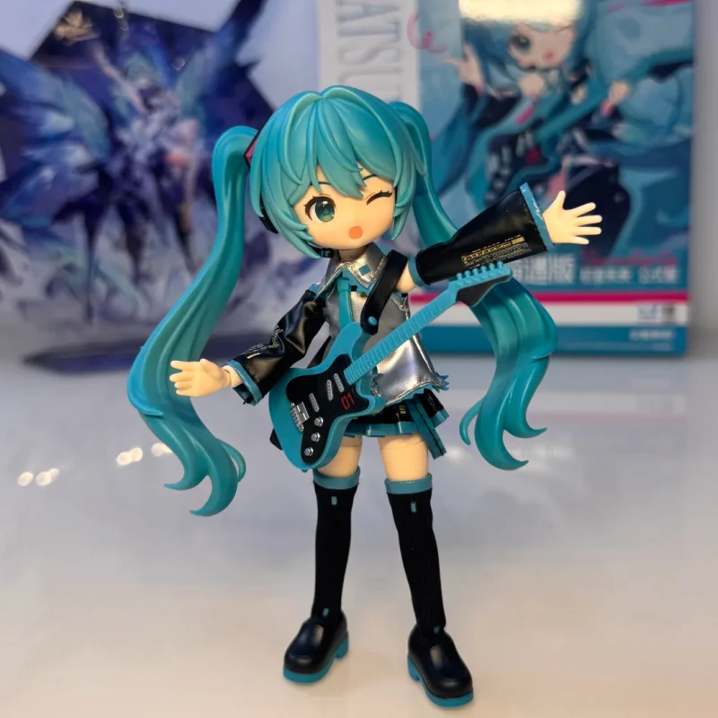 

In Stock New Hot Original Blokees Hatsune Miku Serendipity Edition Collectible Nime Action Figure Assembly Model Toys Gifts