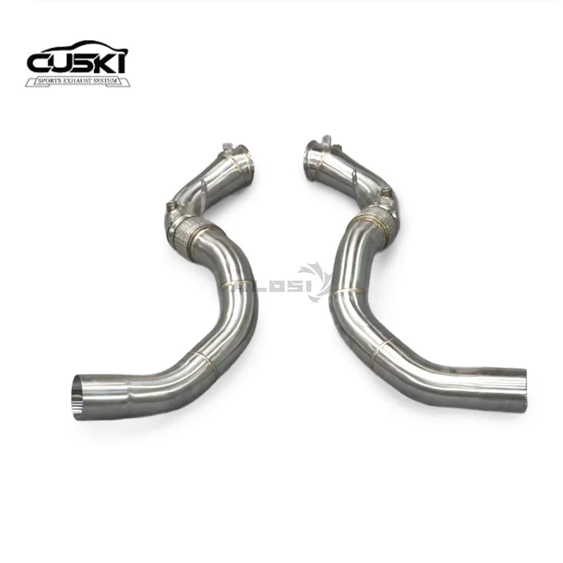Downspout di scarico adatto per BBMW X5M F95 4.4TT 2020-2024 raccordi di scarico in acciaio inossidabile sistema di scarico