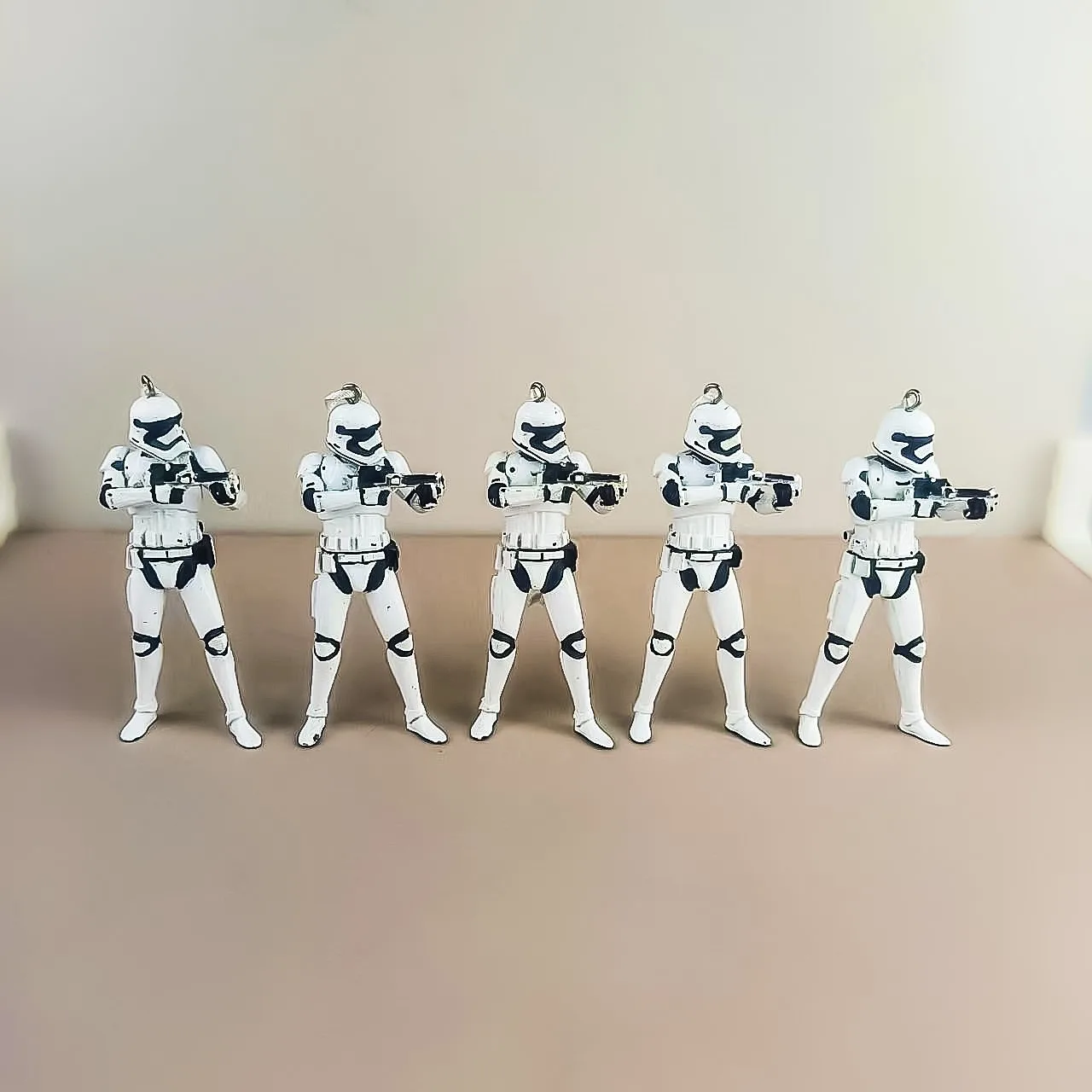 

Lot of 10Pcs Stormtroopers White Trooper Action Figure Resin Model 9CM