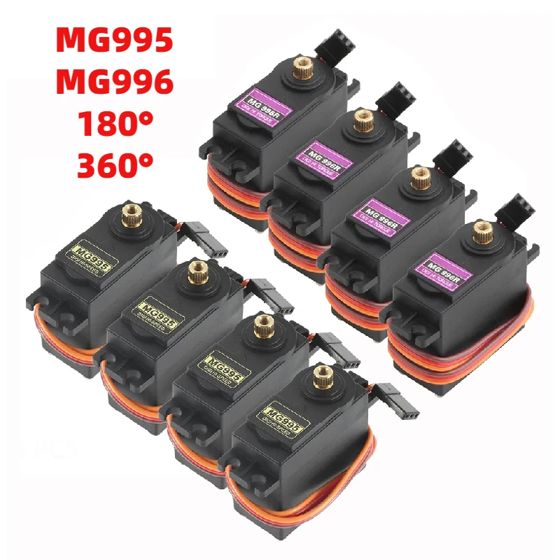 

Hot sale 4PCS/lot 13KG 15KG Servos Digital MG995 MG996 Servo All Metal Gear for JR Car RC Model Helicopter Boat Arduino UNO DIY