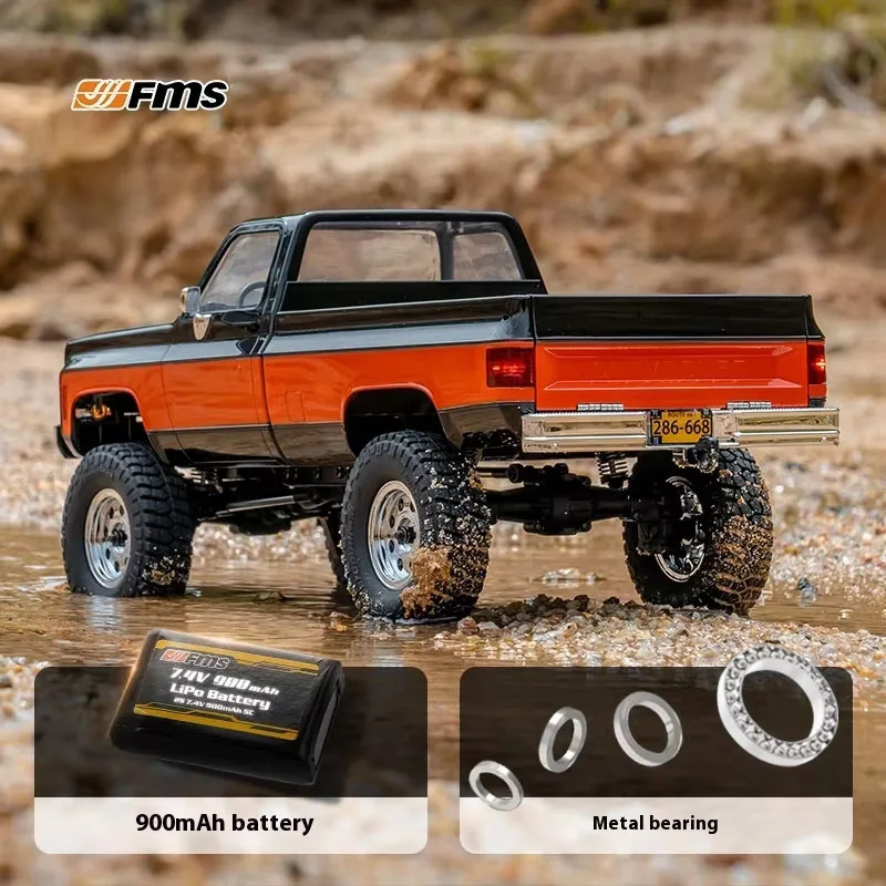 Fms 1:18 K10 Fcx Professionele Rc Afstandsbediening Vierwielaandrijving Hoge snelheid Klimmen Off-Road Simulatie Pickup Truck Model
