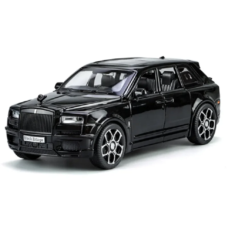 

1:36 Rolls Royce Cullinan High Simulation Diecast Metal Alloy Model car Sound Light Pull Back Collection Kids Toy Gifts