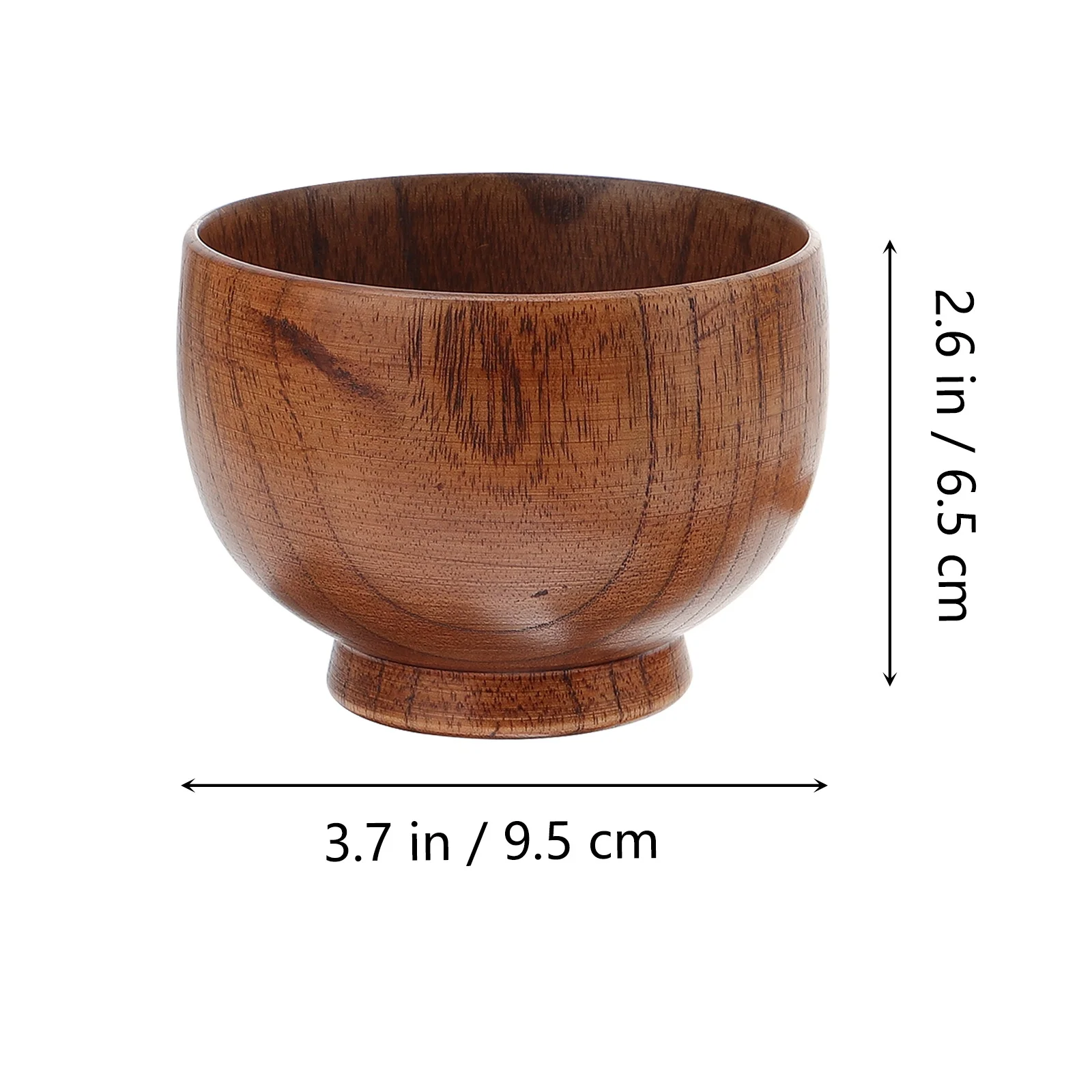 وعاء خشبي للأطفال، وعاء تغذية صديق للبيئة، قابل للغسل، حساء سلطة، حاوية فواكه، أوعية خشبية، أوعية سلطة، خشب #2