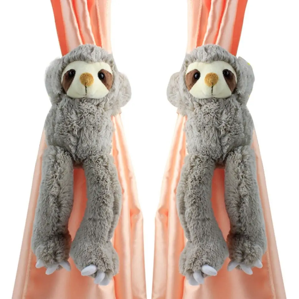 Best Gift Stuffed Animal Sloth Plush Toy Comfort Doll Three Toed Stuffed Sloth Doll Curtain Tieback 30cm Christmas