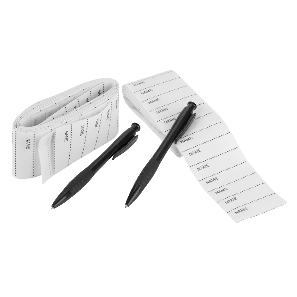 

200 шт., тканевое имя для одежды, моющиеся, записываемые этикетки для одежды, водонепроницаемые детские школьные детские форма, рюкзак для лагеря