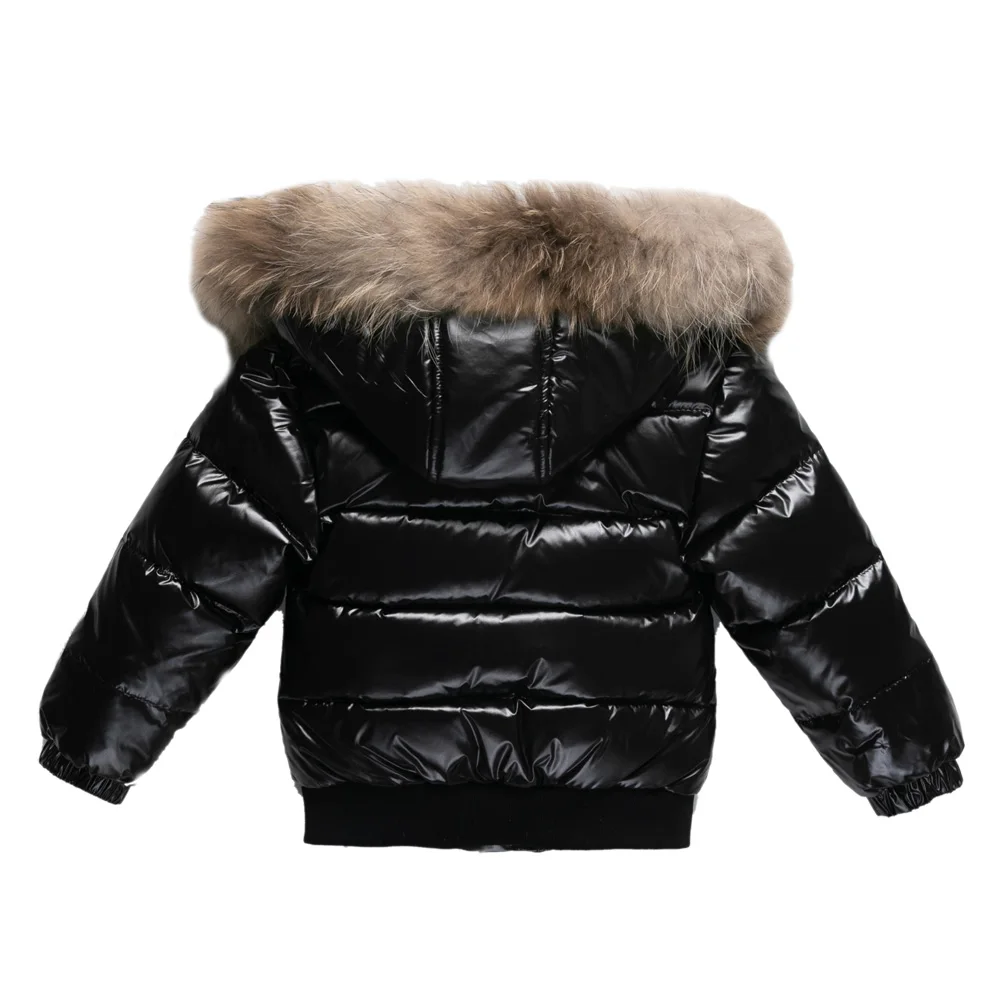 Hot selling Winter Children\'s white duck down Jacket Boys and Girls\' parka Coat fashionable thick top 1-10T