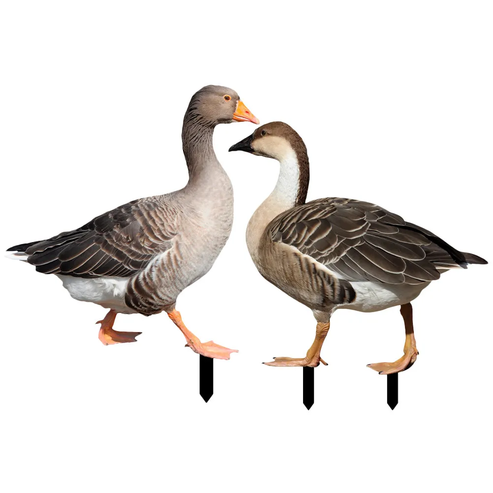 2 pcs Outdoor Garden Yard Lawn Decor Halloween Christmas New Year Garden Decor Stake Garden Stake Garden Stakes Cute