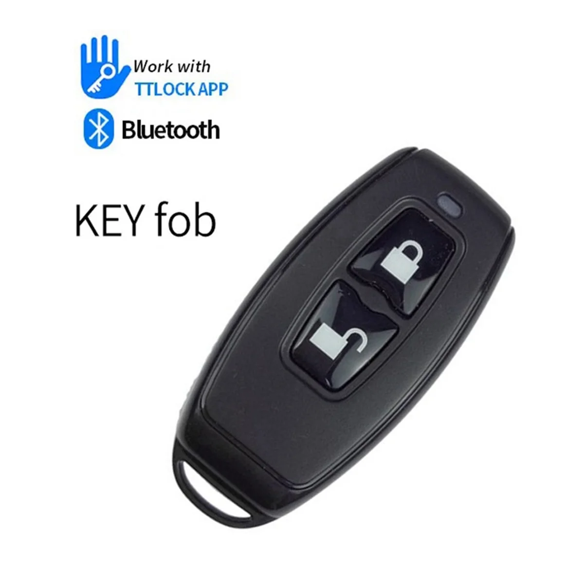 Télécommande sans fil pour serrure de porte intelligente TTLOCK, 2.4GHz, Bluetooth, porte-clés, formateur intelligent, fonctionne avec TTLock Andrea