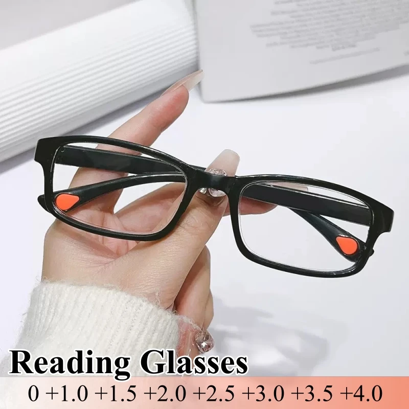 

Men Women Anti-Blue Light Reading Glasses Prescription Lenses +1.0~+4.0 Lightweight Presbyopia Eyewear Far Sighted Eyeglasses