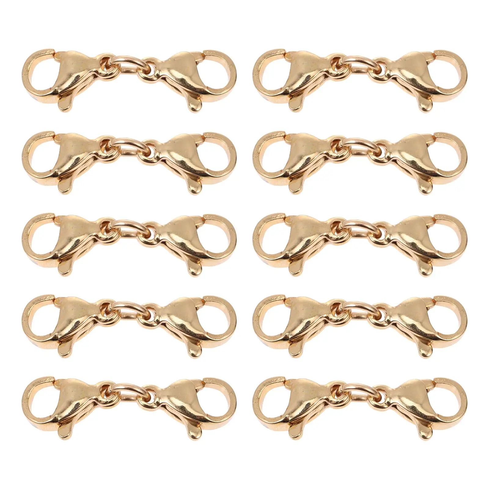 

10 Pcs Clasps Jewelry Accessories DIY Diy Lobster Clasps Lobster Buckle Replacement Supplies Necklace Crafting
