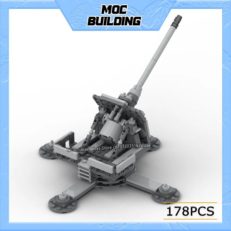 MOC Building Blocks Sci-Fi Movie Series Heavy Siege Cannon Platform Model DIY Assembly Bricks Military Game Toys Collection Gift