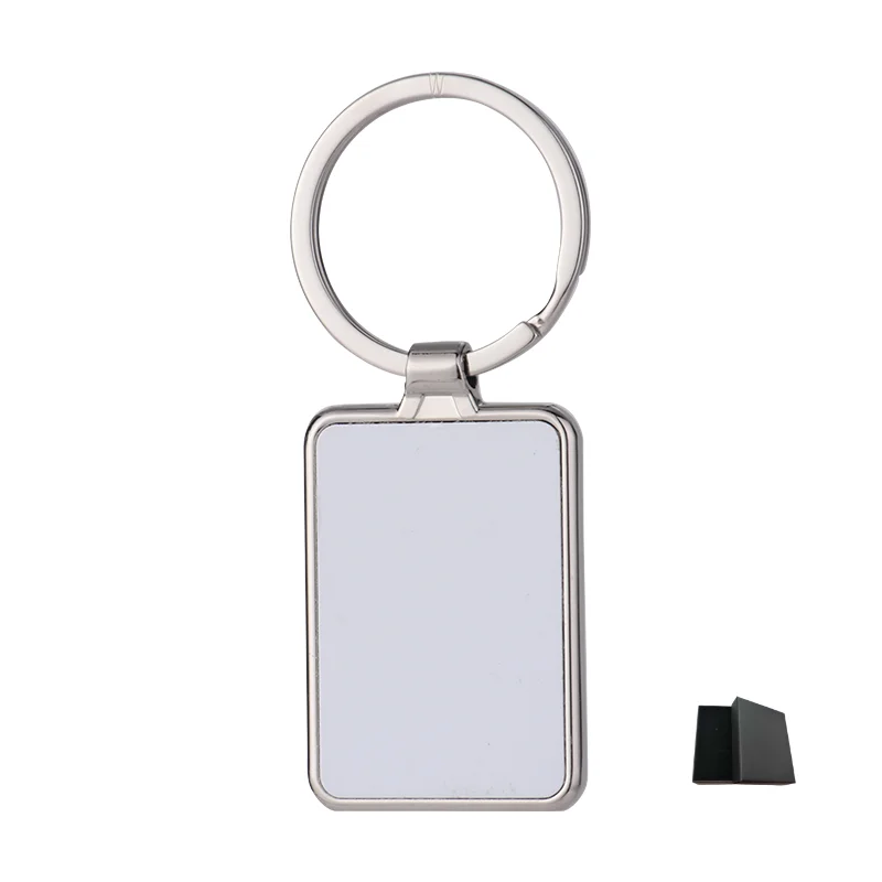 Custom Logo Keyring, Engraved Business Keychain