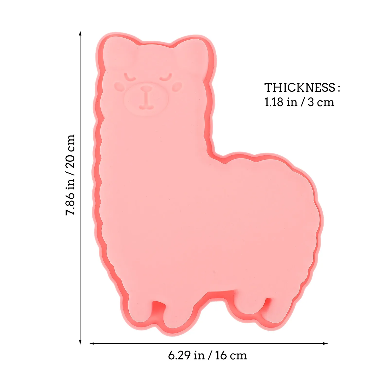Alpaca Silicone Cake Mold Set – 2pcs Non-Stick Baking Molds for Chocolate, Dessert & DIY Cakes