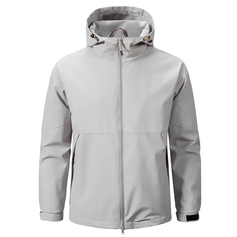 

Waterproof and Windproof Fabric Assault Suit Style Hooded Unisex Sportswear Korean Style Mountain Outdoor Jacket