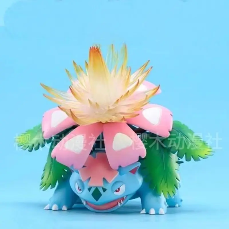 جديد 15 سنتيمتر البوكيمون أنيمي دمية Gk Bulbasaur Ivysaur Venusaur الشكل Led بولي كلوريد الفينيل Actiondecoration تحصيل نموذج عيد ميلاد الاطفال اللعب