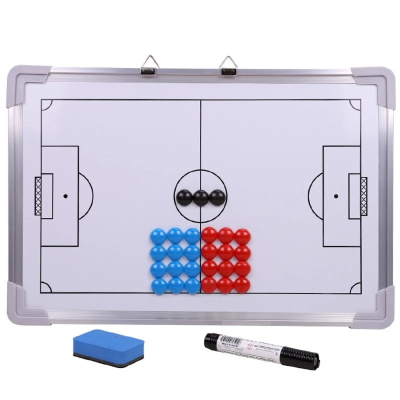 Placa de apagamento seco de basquete para treinadores de futebol quadro branco treinadores marcador placa de treinamento com marcador de quadro branco