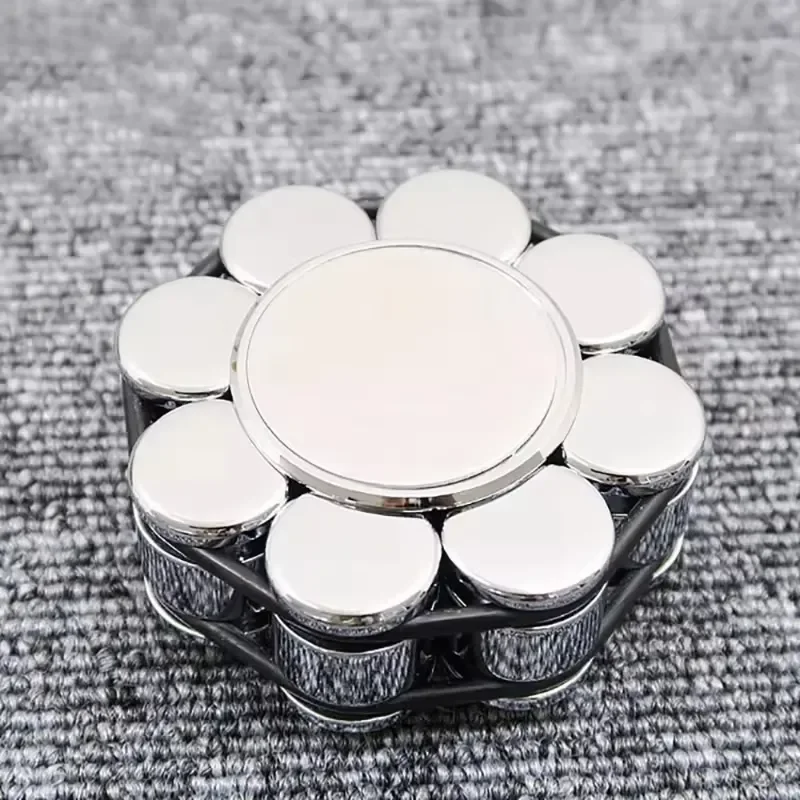 550g Stainless Steel Record Weight LP Turntable Stabilizer Non Slip Vibration Damping Disc Clamp 69x28mm Vinyl Player