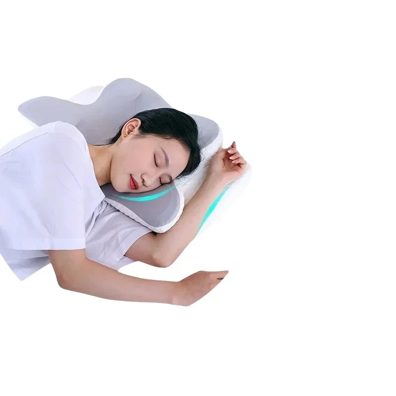 Memory Foam Pillow Butterfly Shape Relaxing Cervical Slow Rebound Pillow Neck Support Relief Sleeping Pillows For Home Adult