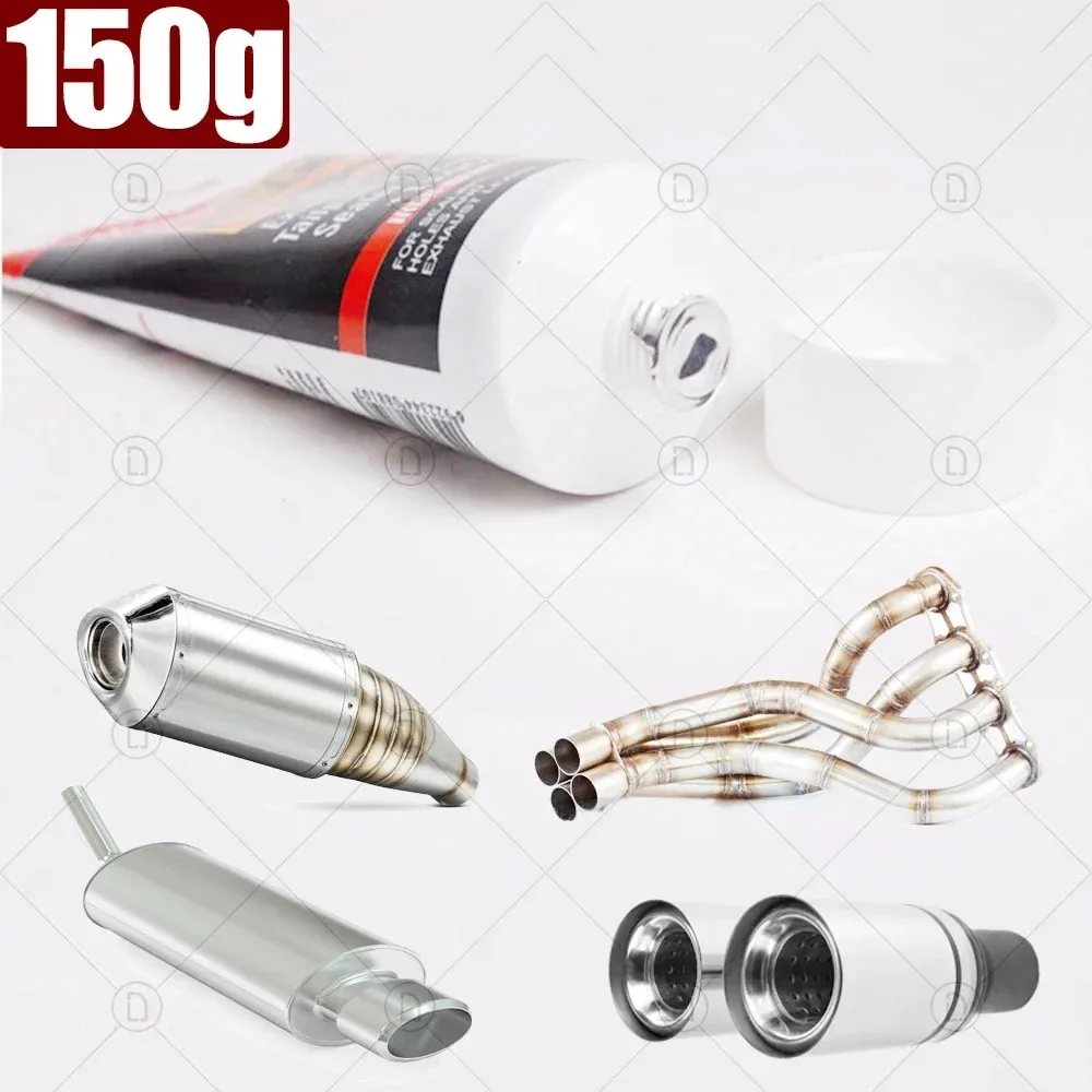 High Temp Sealant 75/150g - Car High Temp Sealant 75/150g - Car Exhaust Pipe, Muffler & Motorcycle Metal Repair Glue, Anti-Leak