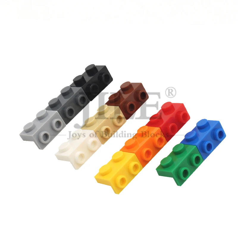 

30pcs MOC 99781 Brick 1x2-1x2 Inverted Bracket Plate Building Blocks Compatible with Assembles Particles DIY Educational Toys