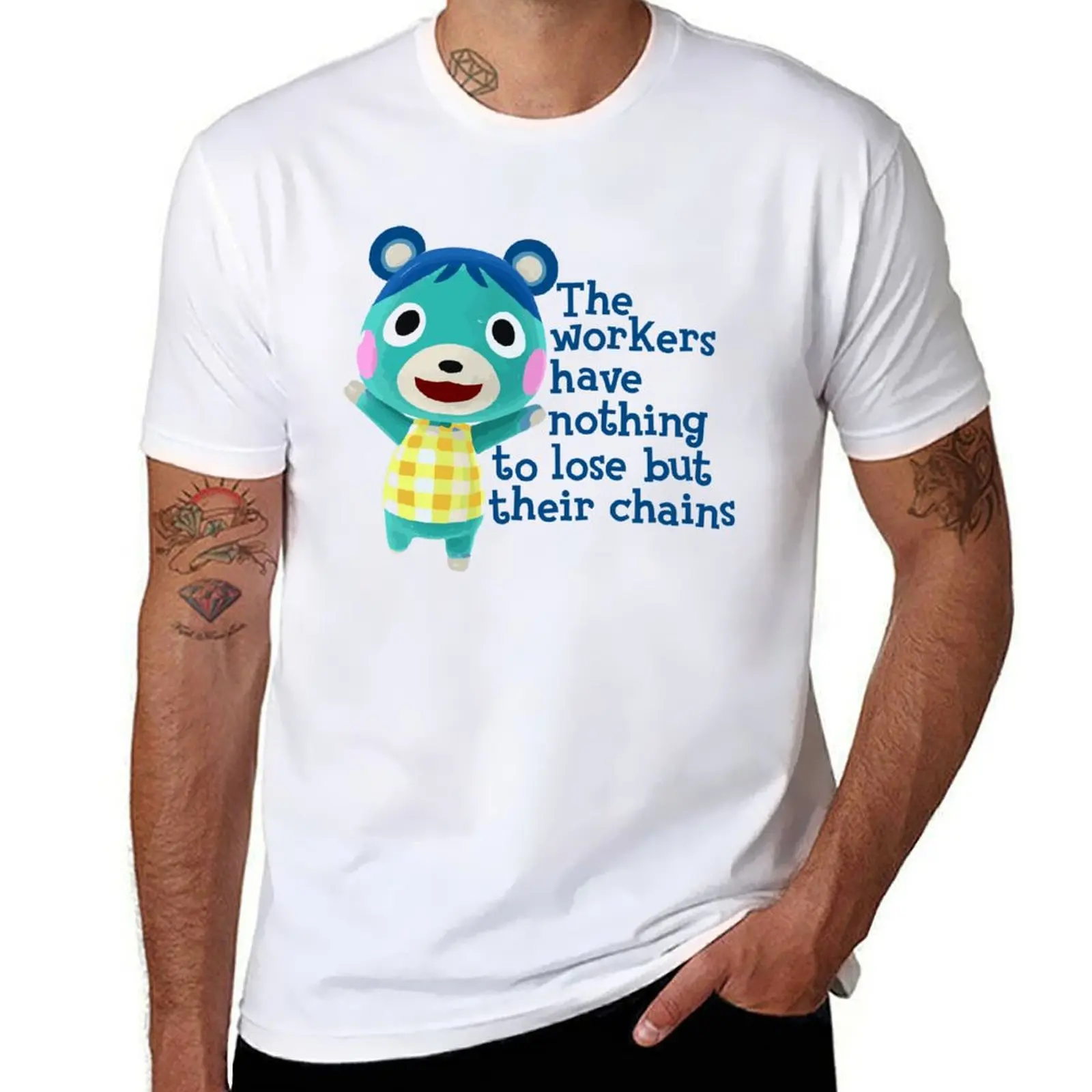 

Workers t designer Rallies anime tshirt shirts Bluebear T-Shirt the