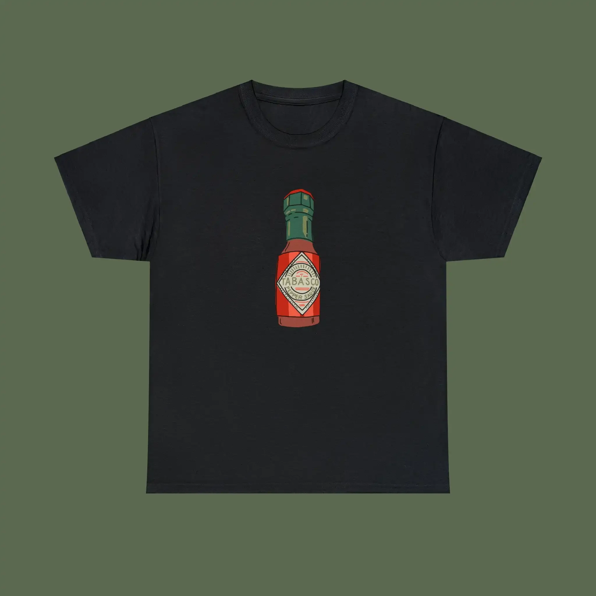 URBAN VEGISTA Tabasco Pepper Sauce Unisex Heavy Cotton Tee