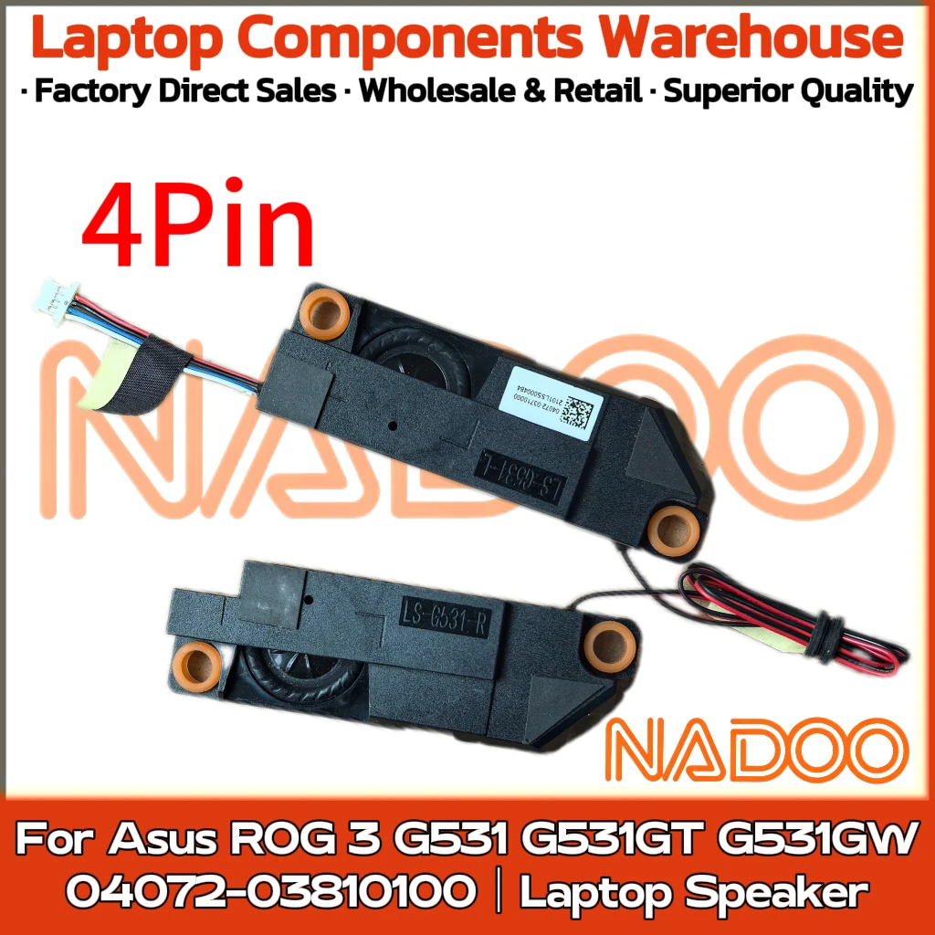 New Original Laptop Notebook Speaker For Asus ROG 3 G531 G531GT G531GW G731 G712 S5DV S7D G712 built-in speaker 04072-03810100