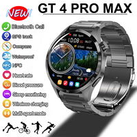 New For Huawei GT4 Pro Smart Watch Men's 360*360 HD Screen SmartWatch GPS NFC Compass Bluetooth Call Fitness Sports Smartwatch