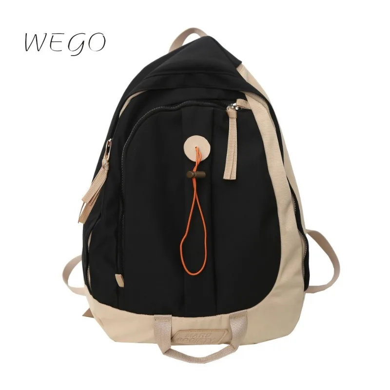 

Canvas Backpack Men's Large-capacity Travel Backpack Leisure Junior High School Students College Students Schoolbags