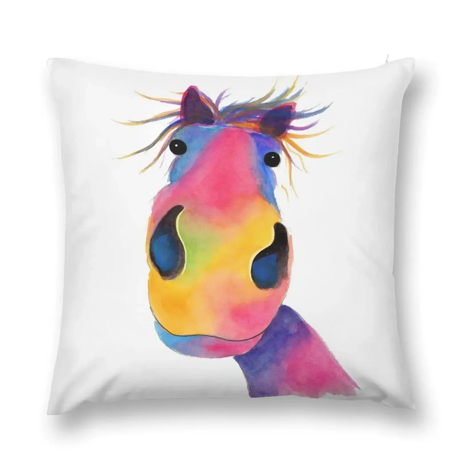 HoRSe PRiNT, ANiMaL PRiNT ' PeNeLoPe PiMMS ' EQueSTRiaN GiFTS BY SHiRLeY MacARTHuR Throw Pillow christmas pillow case pillow